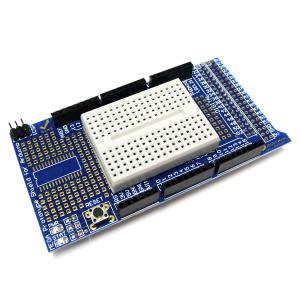 Arduino MEGA ProtoShield V3 原型擴(kuò)展板 萬(wàn)用板（含面包板）