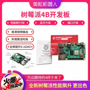 樹(shù)莓派4B 4G 微控制器 Raspberry Pi 4 Model B 4GB AI開(kāi)發(fā)板